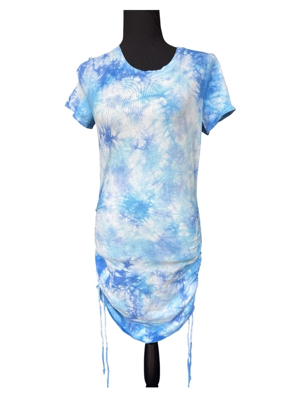 PINK Victoria's Secret Blue Tie-Dye Tee Dress Size small